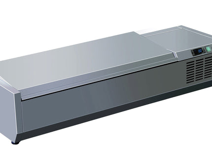 Kølebord Top Display med låg - 1/3 model VRX 1200 S/S