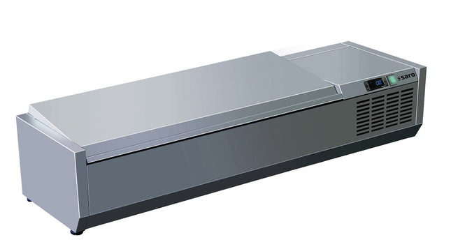 Kølebord Top Display med låg - 1/3 model VRX 1200 S/S