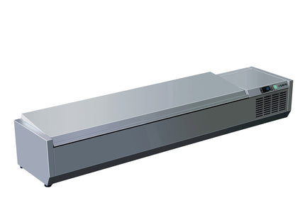 Kølebord Top Display med låg - 1/3 model VRX 1800 S/S