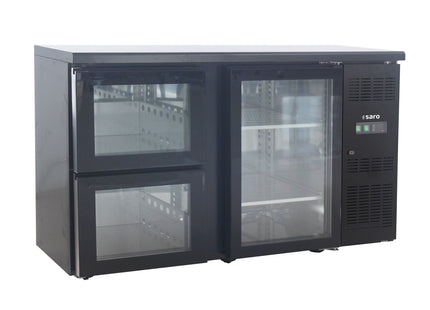 Barkøler med 1 glaslåge og 2 skuffer
model BC 2100 G S2
