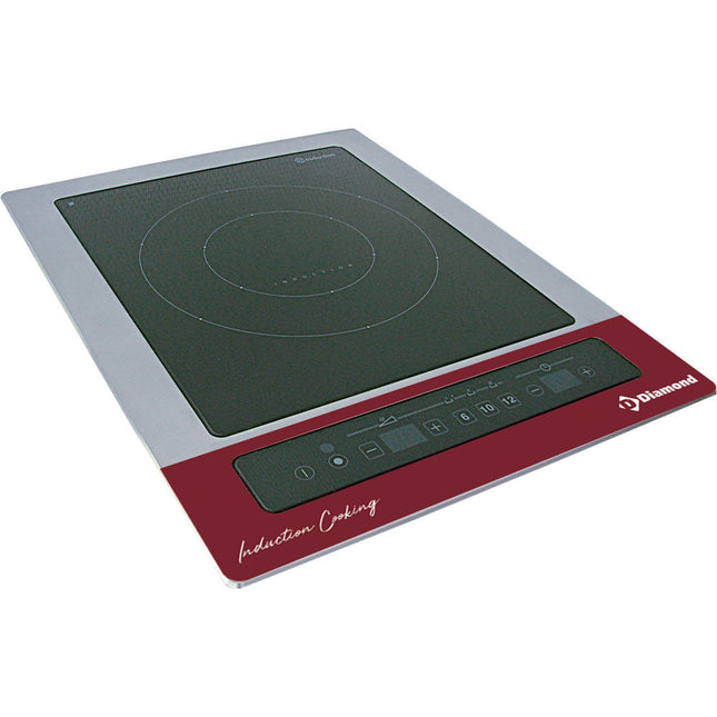 Induktionskogeplade "indbygget" 3,6 kW, taktile taster