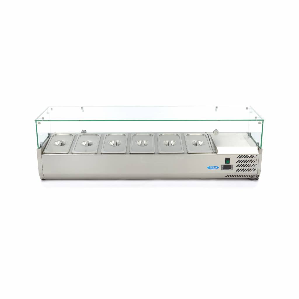 Countertop Prep Fridge - 150cm - Fits 6 x 1/3 GN