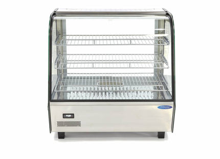 Opvarmet maddisplay - 120L - 67,8cm - 3 hylder