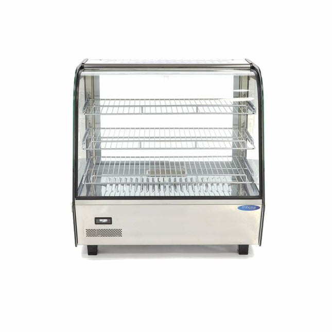 Opvarmet maddisplay - 120L - 67,8cm - 3 hylder