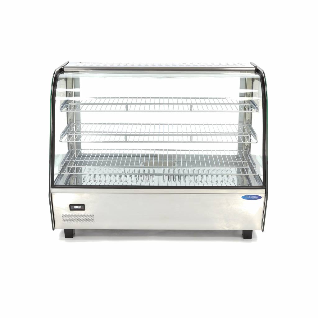 Opvarmet madudstilling - 160L - 85,6cm - 3 hylder