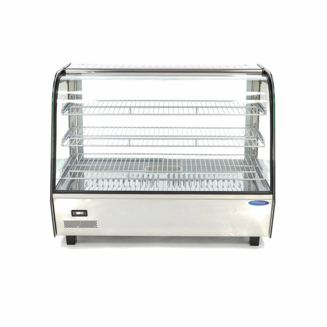 Opvarmet maddisplay - 160L - 85,6cm - 3 hylder