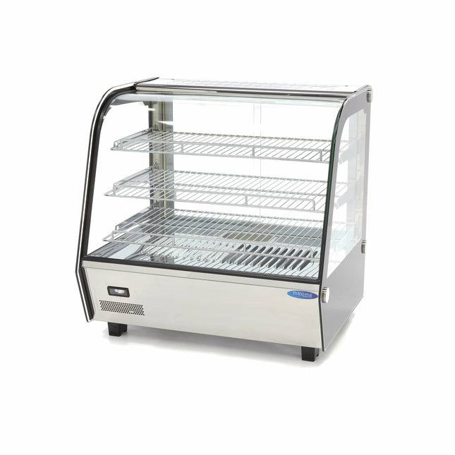 Opvarmet maddisplay - 120L - 67,8cm - 3 hylder