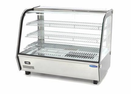 Opvarmet maddisplay - 160L - 85,6cm - 3 hylder