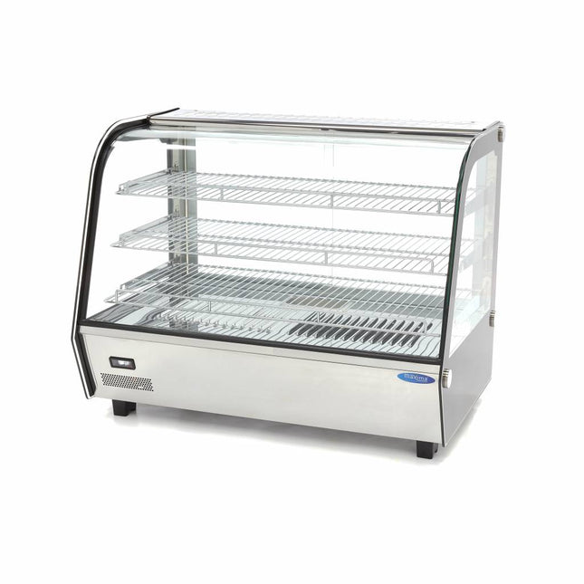 Opvarmet maddisplay - 160L - 85,6cm - 3 hylder