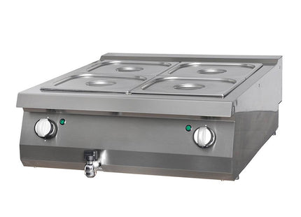Heavy Duty Bain Marie - Dobbelt enhed - 70 cm dyb - Elektrisk