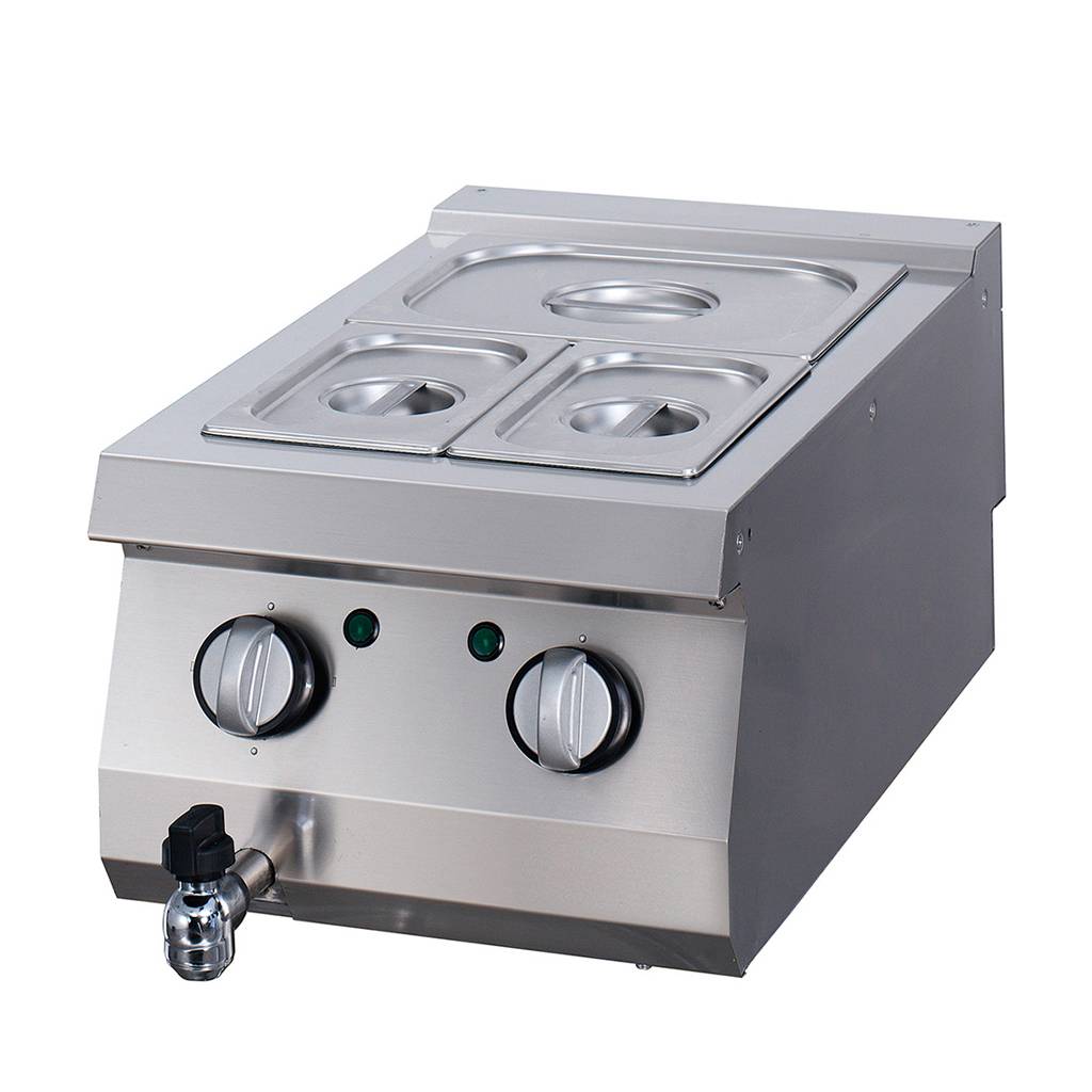 Heavy Duty Bain Marie - Enkelt enhed - 70 cm dyb - Elektrisk