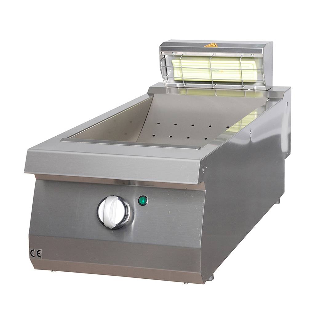 Kraftig fritøsevarmer - Enkel enhed - 70 cm dyb - Elektrisk