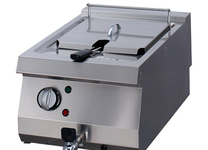Heavy Duty friture - 1 x 12L - Enkelt enhed - 70 cm dyb - med afløbshane - Elektrisk