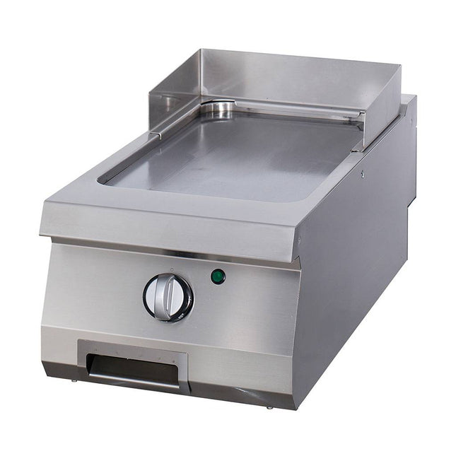 Heavy Duty bageplade - Glat - Enkelt enhed - 70 cm dyb - Elektrisk