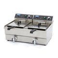 Friturekoger - 2 x 16L - 2 Kurve - med Aftapningshane