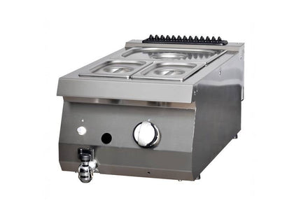 Heavy Duty Bain Marie - Enkelt enhed - 70 cm dyb - Gas