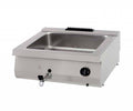 Kraftig Bain Marie - Dobbelt enhed - 70 cm dyb - Gas