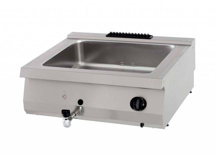 Heavy Duty Bain Marie - Dobbelt enhed - 70 cm dyb - Gas