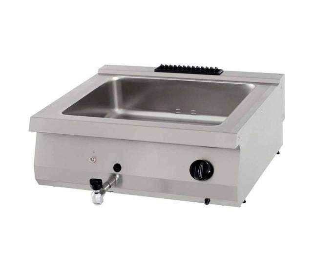 Heavy Duty Bain Marie - Dobbelt enhed - 70 cm dyb - Gas