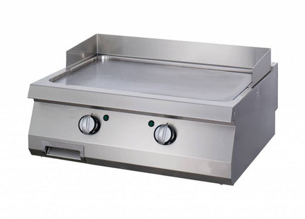 Heavy Duty Grillplade - Glat krom - Dobbelt enhed - 70 cm dyb - Gas