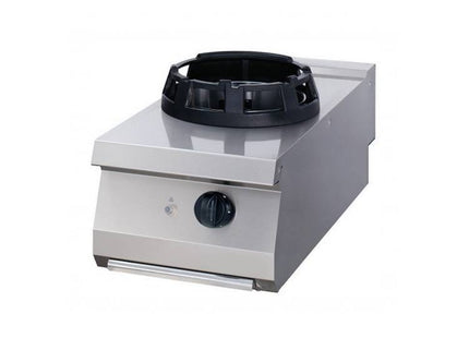Heavy Duty Wok-komfur - Ø28,5 cm kogekrog - Enkelt enhed - 70 cm dyb - Gas