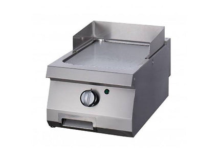 Heavy Duty Grillplade - Glat krom - Enkelt enhed - 70 cm dyb - Gas