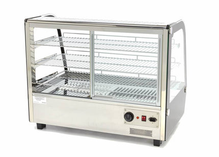 Opvarmet maddisplay - 160L - 85,6cm - 3 hylder