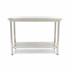 Rustfrit stål bord - 60 x 70 cm - Justerbar højde