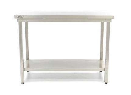 Rustfrit stål bord - 140 x 70 cm - Justerbar højde