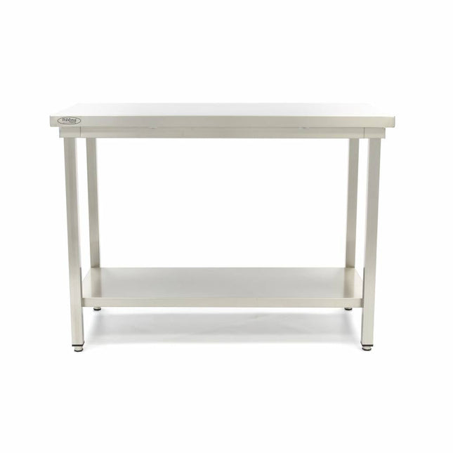 Rustfrit stål bord - 200 x 70 cm - Justerbar højde