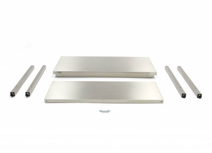 Rustfrit stål bord - 200 x 70 cm - Justerbar højde