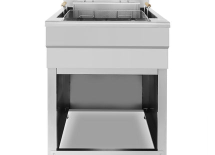 Friture - 45L - 1 kurv - med afløbshane - 400V