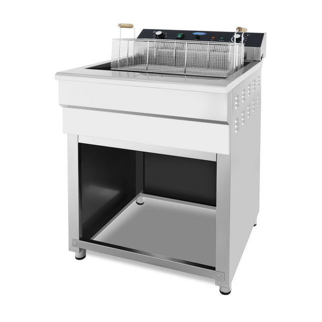 Friture - 45L - 1 kurv - med afløbshane - 400V