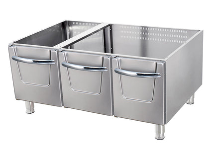 Premium stativ - tredobbelt enhed - 90 cm dyb - inkl døre
