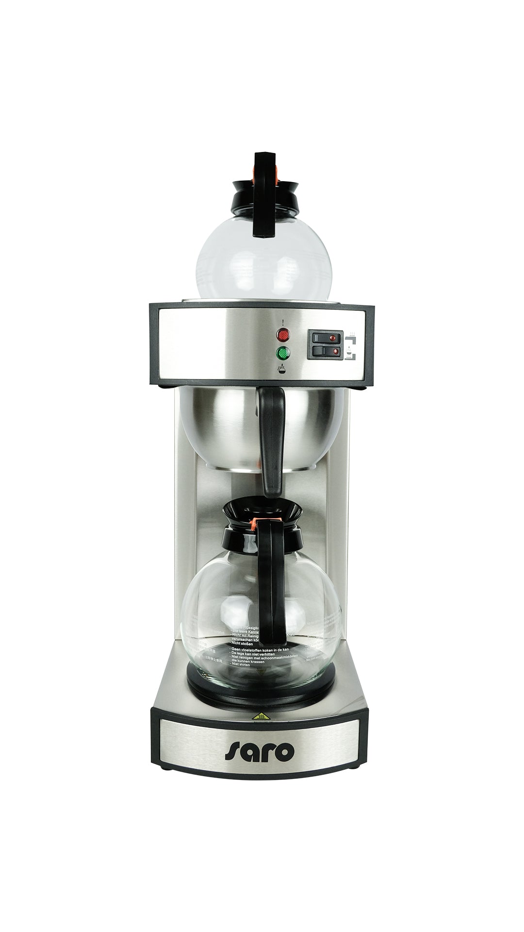Kaffemaskine - 2 kander - 2 varmeplader - 1,8 liter