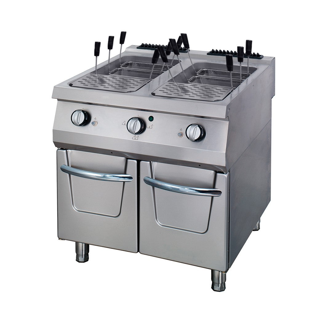 Premium pastakoger - Dobbelt enhed - 90 cm dyb - Gas