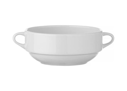 Suppeskål, HENDI, 0,34L, hvid, ⌀160mm