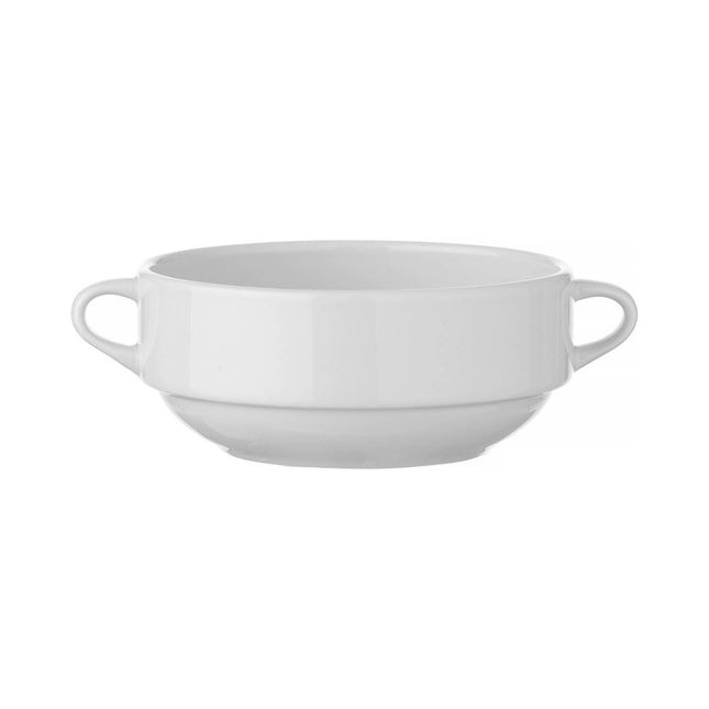 Suppeskål, HENDI, 0,34L, hvid, ⌀160mm