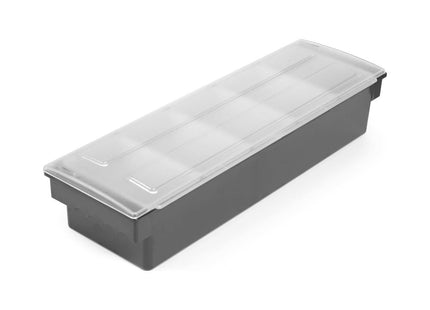 Condiment holder - 5 beholdere, BarUp, Sort, 480x150x(H)100mm