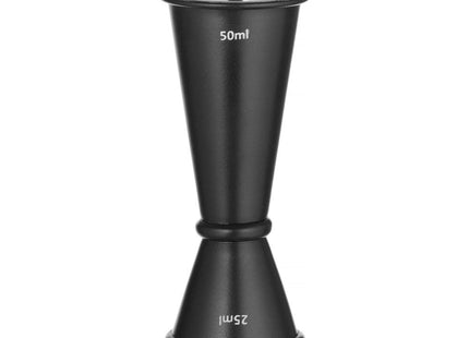 Jigger 25/50 ml, BarUp, Sort, ⌀44x(H)110mm