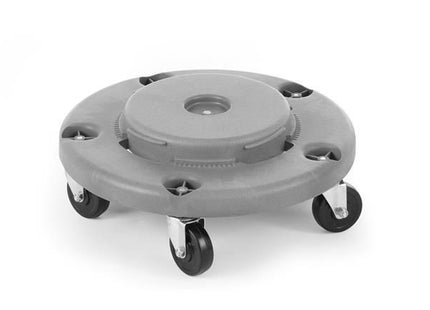 Vogn til rund affaldsbeholder, AmerBox, passer til 691038, Lysegrå, ⌀455x(H)165mm