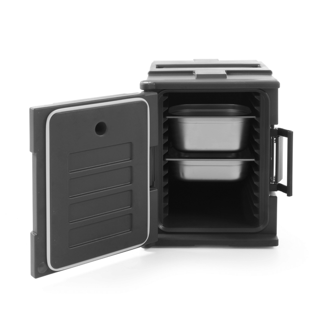 Thermo cateringbeholder 2x GN 1/1 200, AmerBox, Mørkegrå, 477x680x(H)620mm