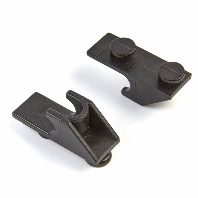 Vitrineskab 235L - Hylde + 2 Clips Sort (NM)