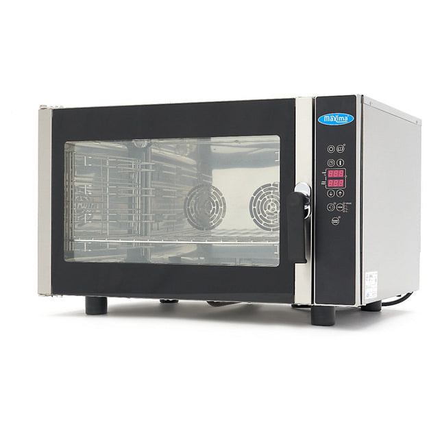 Kombidampovn - Passer til 4 bakker (1/1 GN / 60 x 40 cm) - Digitalt display - 400V