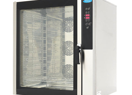 Kombidampovn - Passer til 10 bakker (1/1 GN / 60 x 40 cm) - Digitalt display - 400V