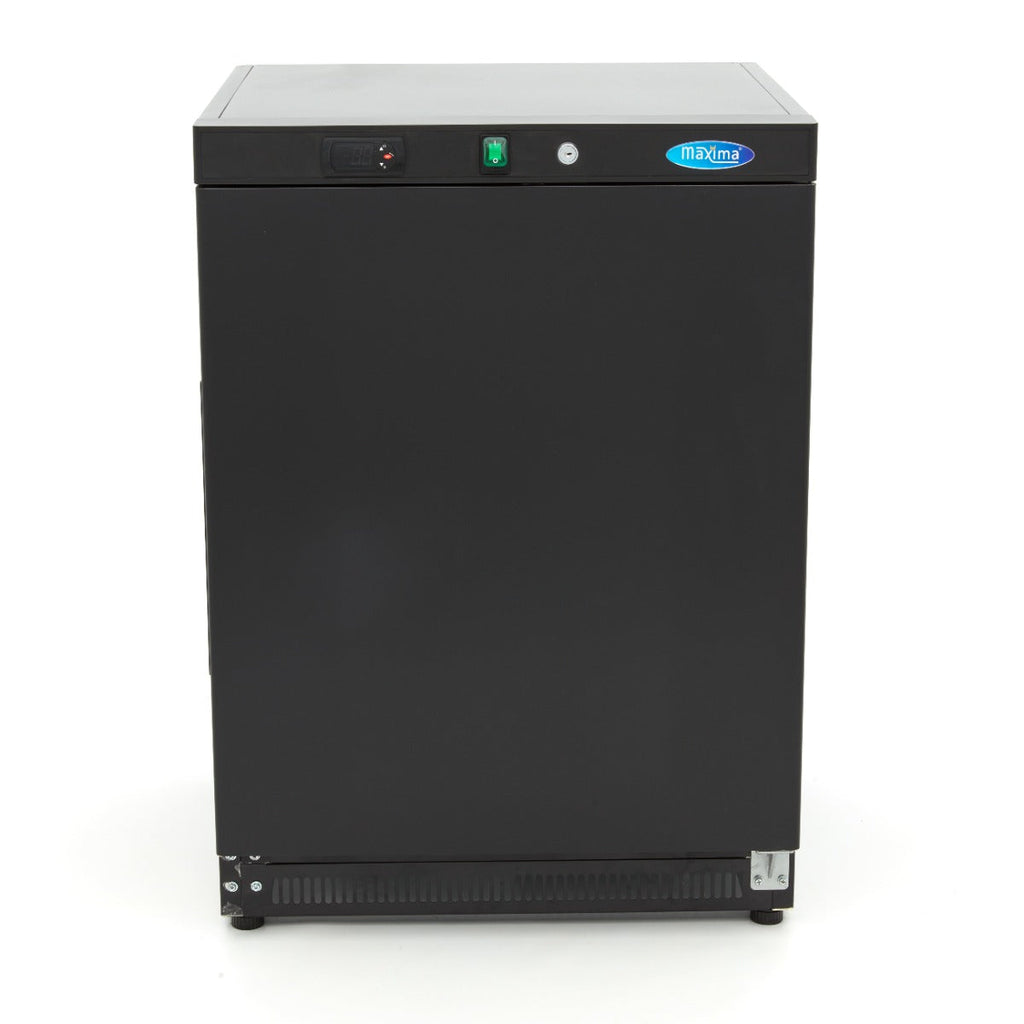 Fridge - 200L - 3 Adjustable Shelves - Black
