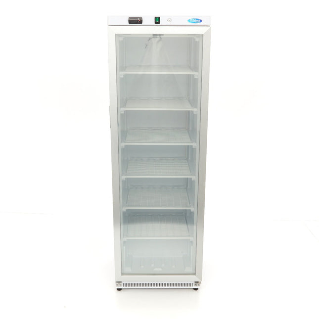 Fryser - 400L - Hvid - med glaslåge