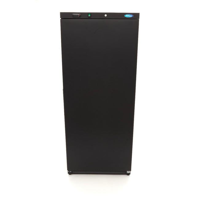 Fryser - 600L - 6 Faste hylder - Sort