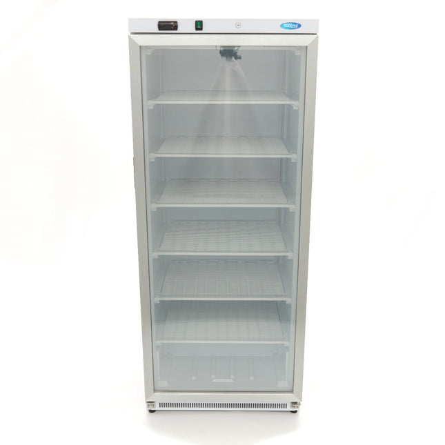 Fryser - 600L - Hvid - med glaslåge
