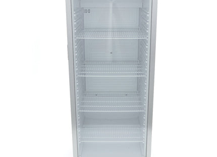 Køleskab - 600L - Rustfrit stål - med glasdør
